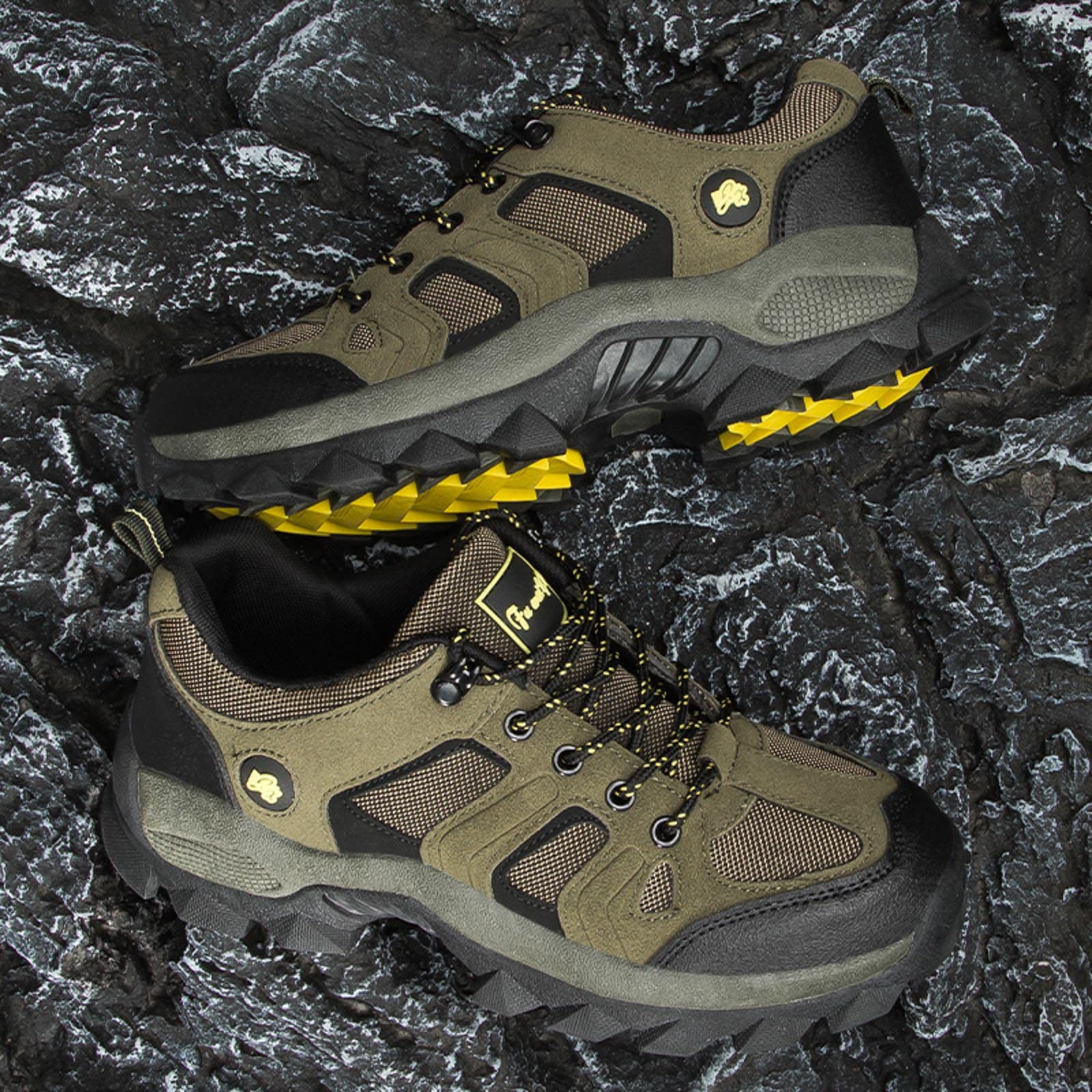 Zapatillas de trekking para hombre, impermeables, ligeras, para