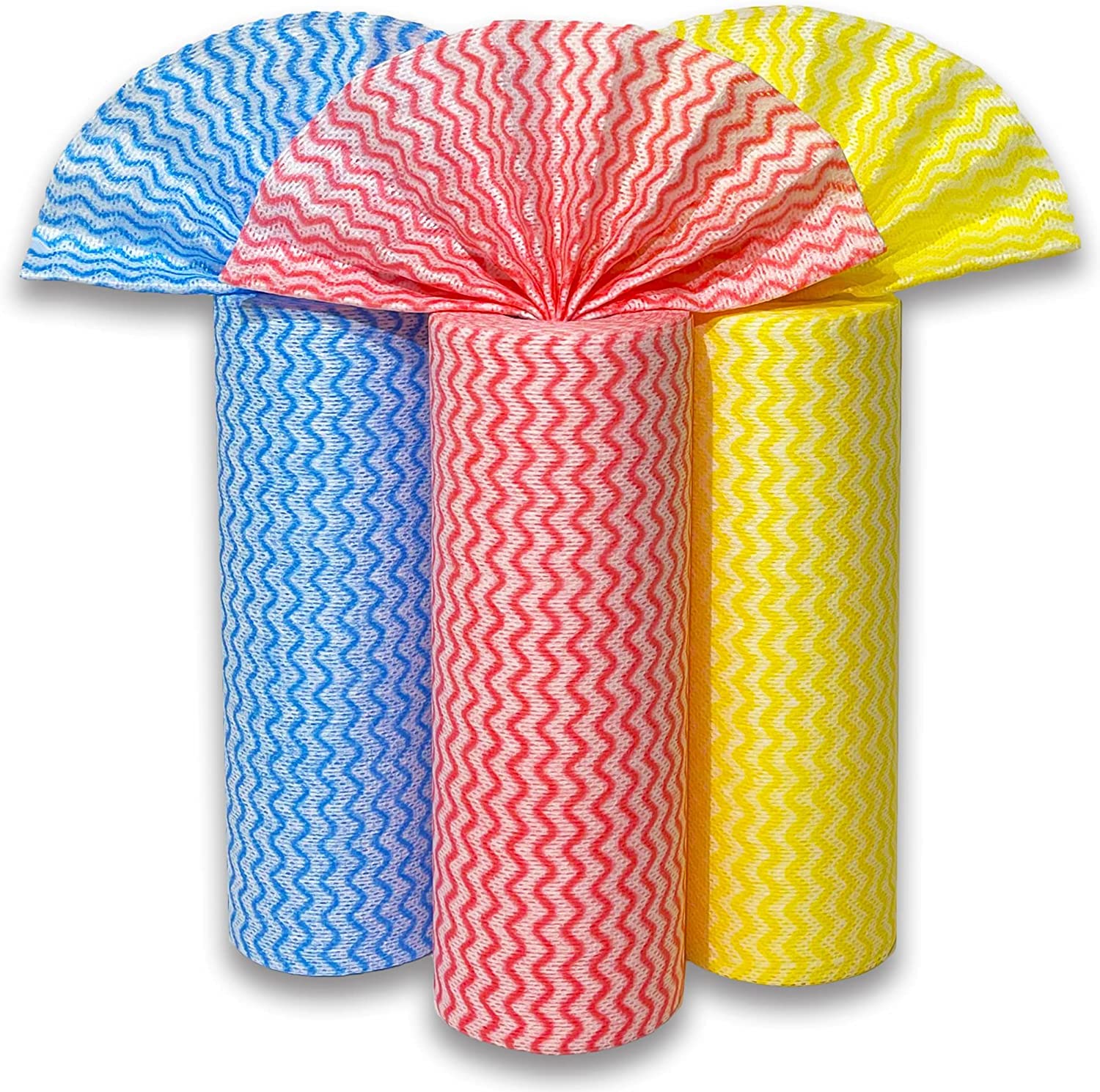 False Kitchen Cleaning Cloths Wipe Sheet, Reusable Non-Woven Wash-Cloth Cleaning Rags, Disposable Dish Cloths for Cleaning Towel, Cotton Printed Tissue Rolls(50 Pulls) (B0BR5HD5NT) Amazon Price History, Amazon Price Tracker