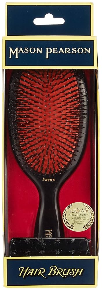 Mason Pearson ヘアブラシ Extra 黒・赤 MASON PEARSON（メイソン ピアソン）ヘアーブラシ | LIVING