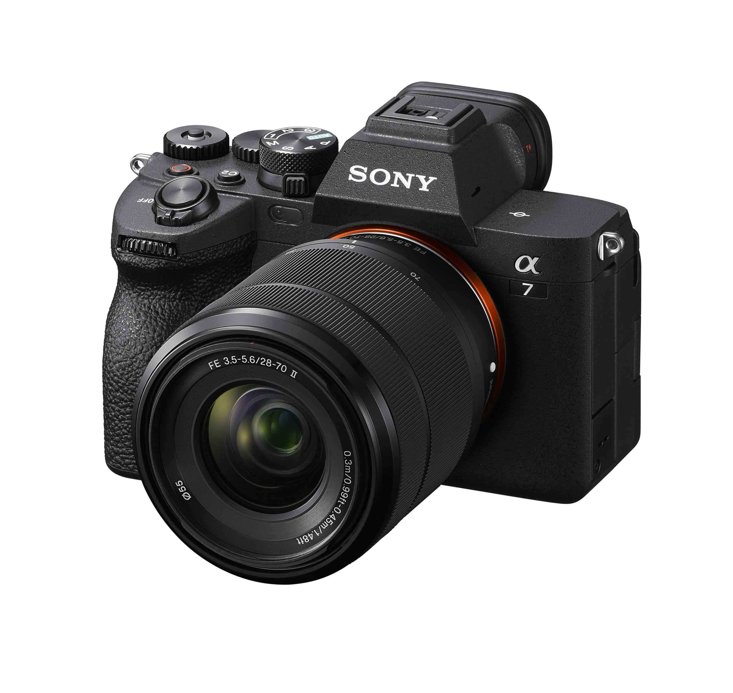 Sony Alpha 7 IV Full-frame camera with 28-70mm lens – 33 MP, real-time autofocus, 10 fps, 4K 60p video, touchscreen, professional features for photos and videos