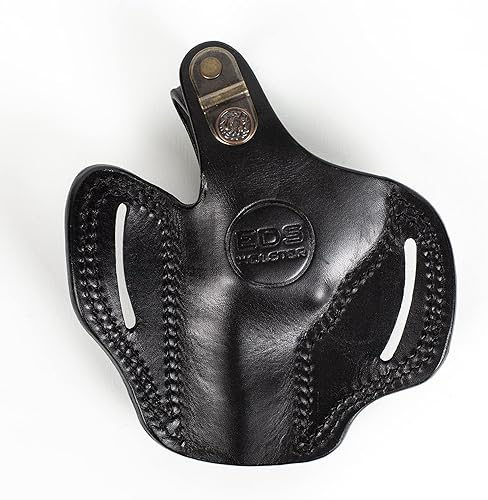 Miniatura 7 de EDS - Funda para Ruger SP101 Revolver 5 Shot OWB 3 pulgadas Funda de cuero