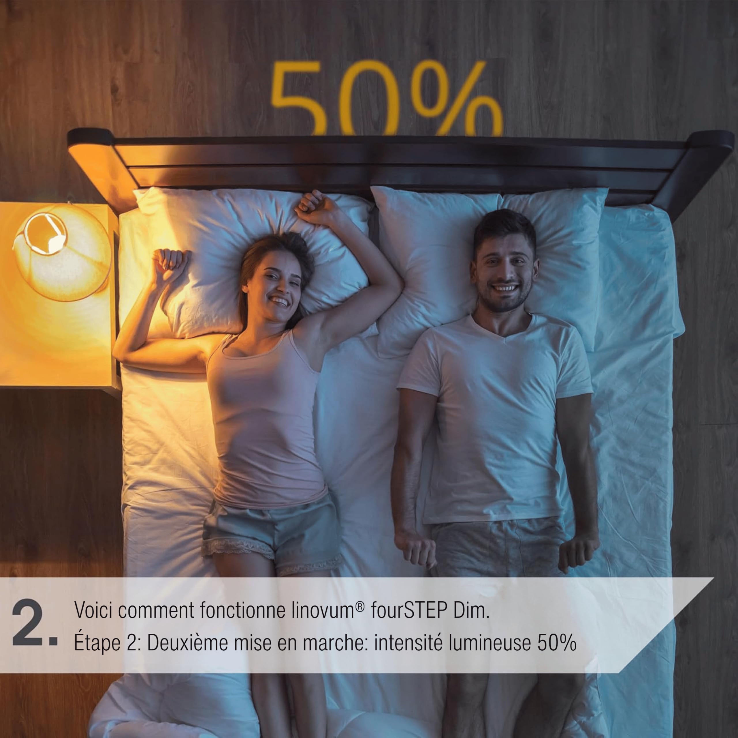 SSC-LUXon fourSTEP ampoule flamme E14 1 piece dimmable sans variateur | Se remplace en un geste, sans outil ni application, pour un confort lumineux immédiat et des économies d'énergie durables.