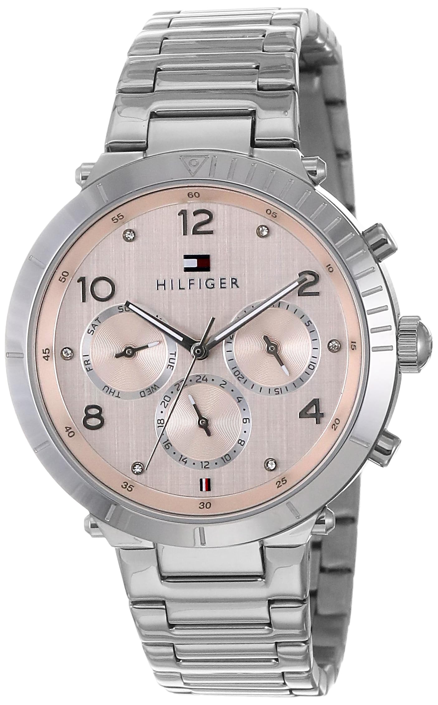 Tommy Hilfiger Quartz Multifunction Peach Dial Stainless Steel Strap Casual Watch for Women_TH1782488W (B0CYPPVMB8) Amazon Price History, Amazon Price Tracker