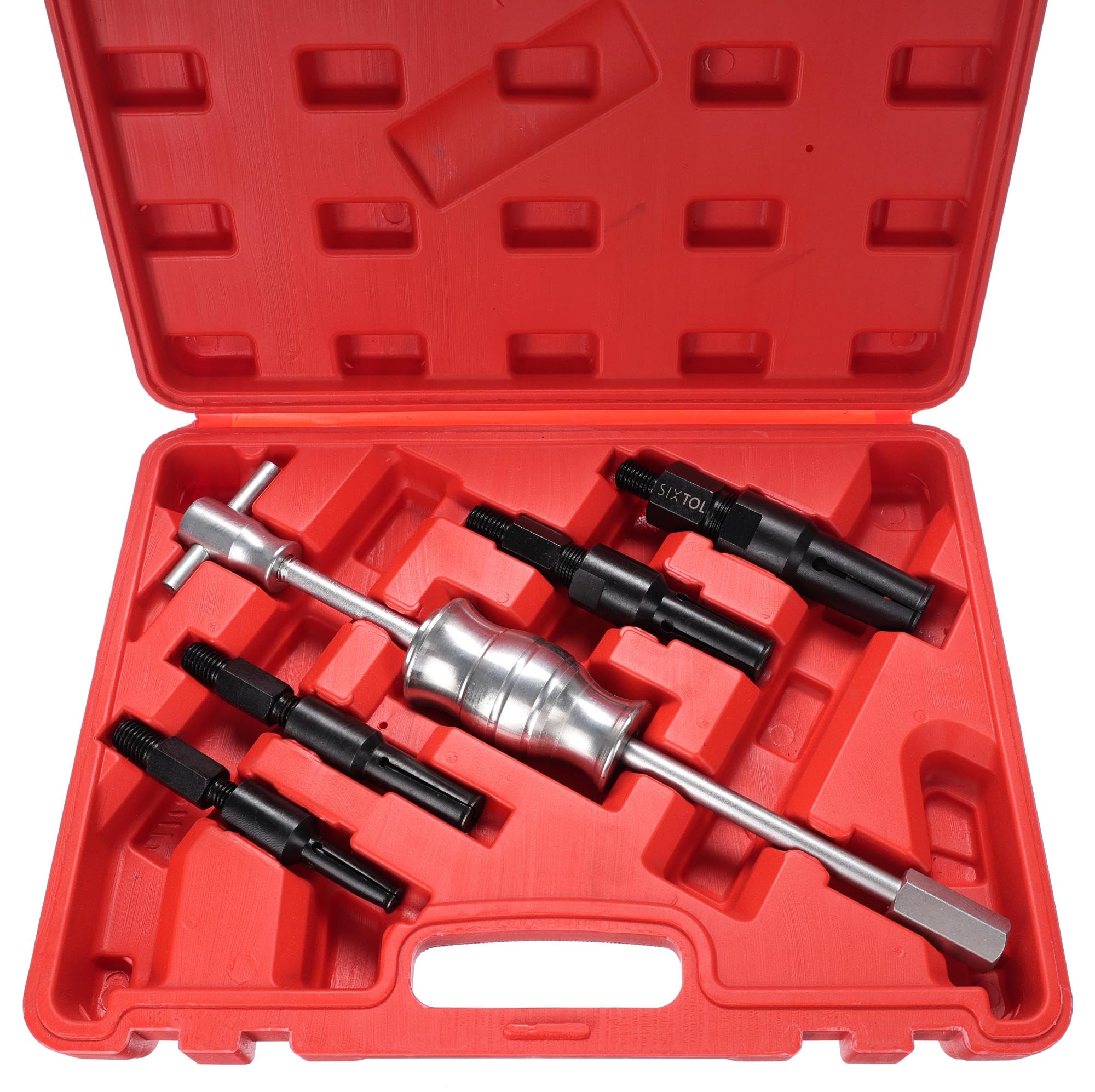 SIXTOL Mechanic Bearing Puller 6, Set di estrattori per Cuscinetti Interni, 5 Pezzi