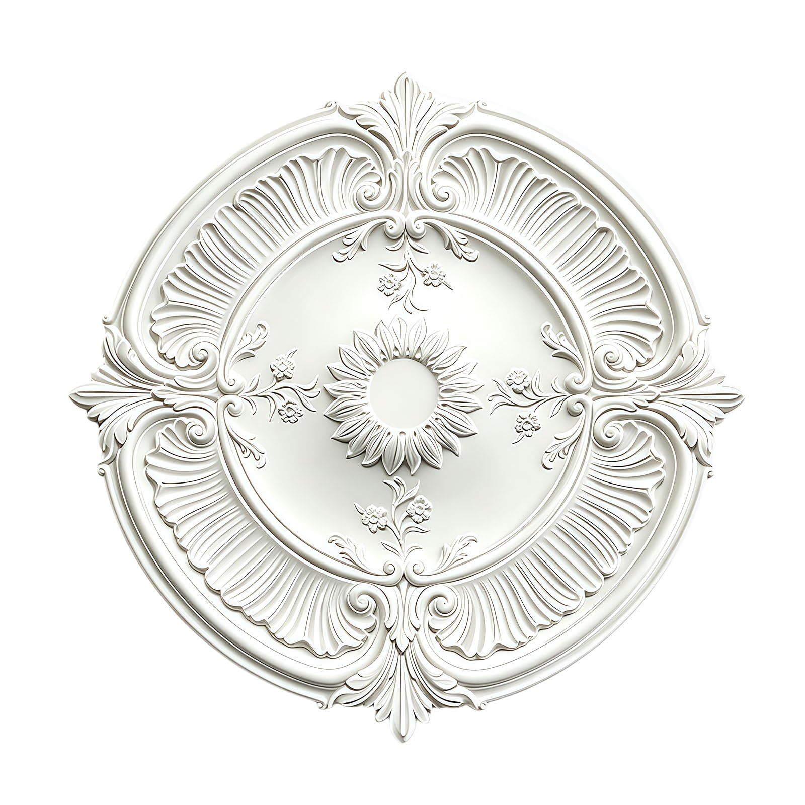 76cm Ceiling Medallion Decorative Plate for Chandelier Base Lightweight