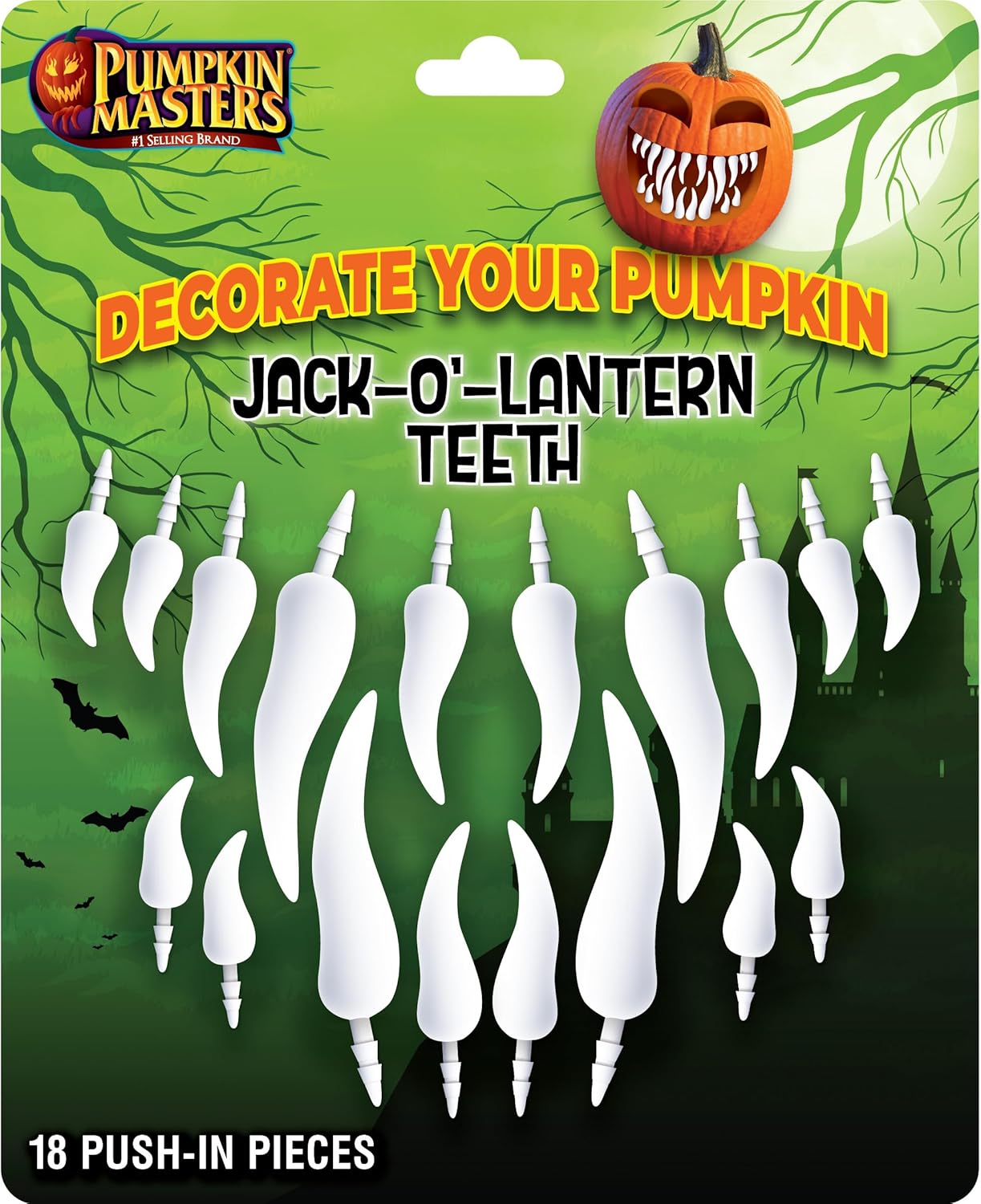 Pumpkin Masters Premium Jack-O-Lantern Teeth – Easy-to-Insert Teeth for Creating Unique and Spooky Pumpkin Designs Pumpkin Masters Premium Jack-O-Lantern Teeth – Easy-to-Insert Teeth for Creating Unique and Spooky Pumpkin Designs