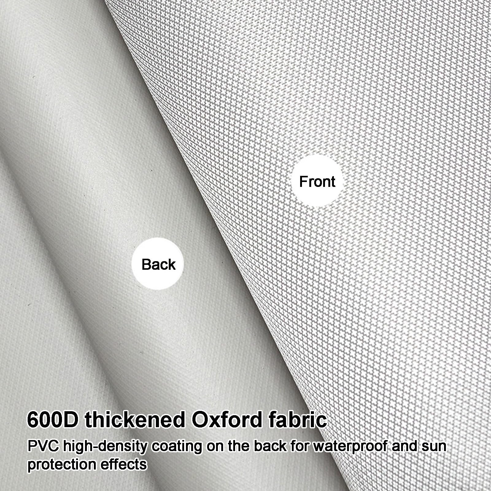 Funda impermeable para aire acondicionado exterior, tela de buey 600D con revestimiento de PVC para una protección completa, se adapta a la mayoría de unidades de aire acondicionado (azul, 32,5 x 55 x