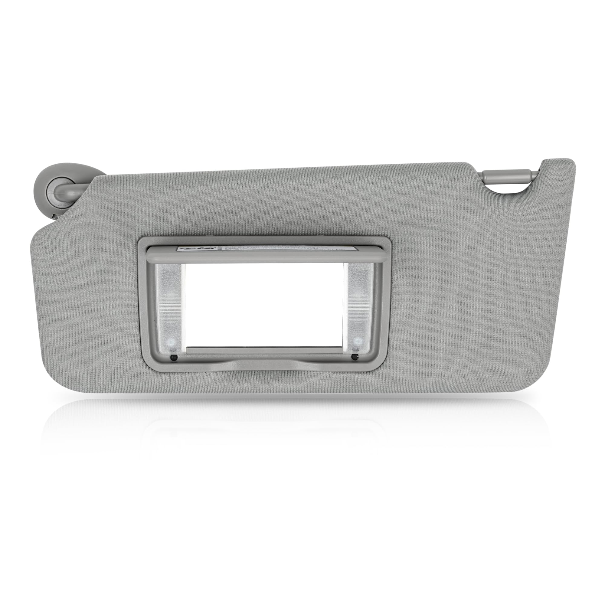Driver Left Side Sun Visor with Light Compatible with Honda Accord 2008 2009 2010 2011 2012 2013 2014 2015 2016 2017 Replace# 83280TA5A51ZA Grey