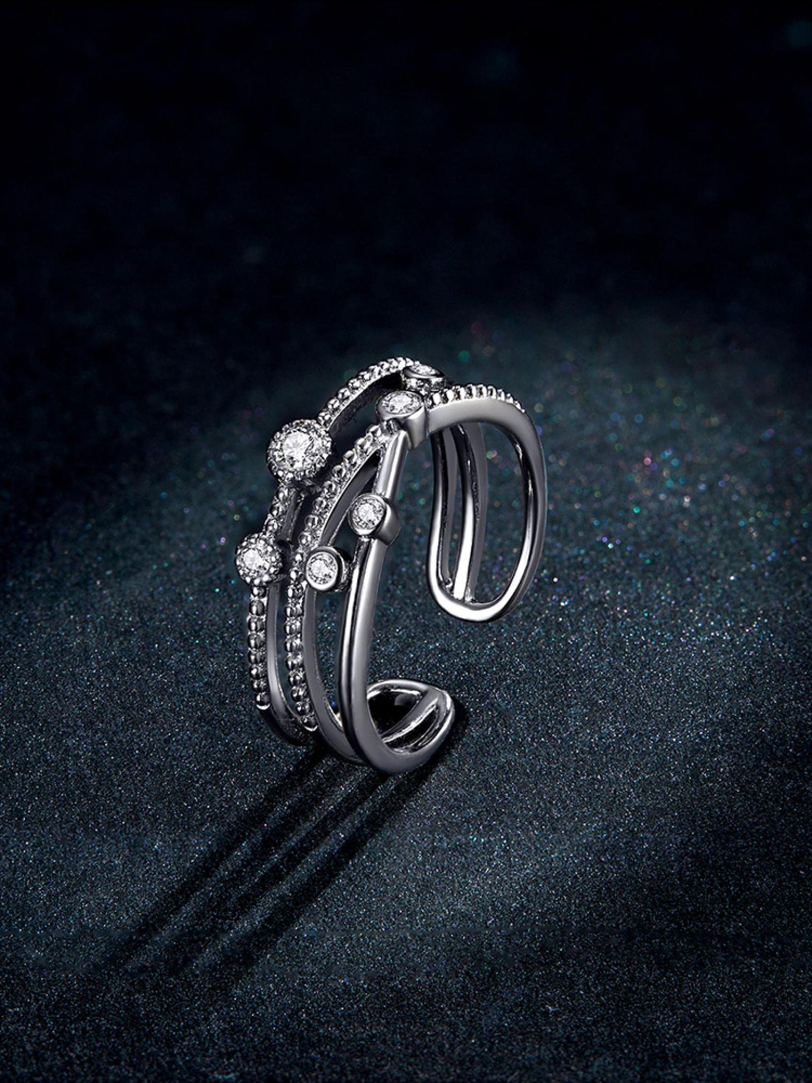 Anelli da dito da donna in argento sterling, stella