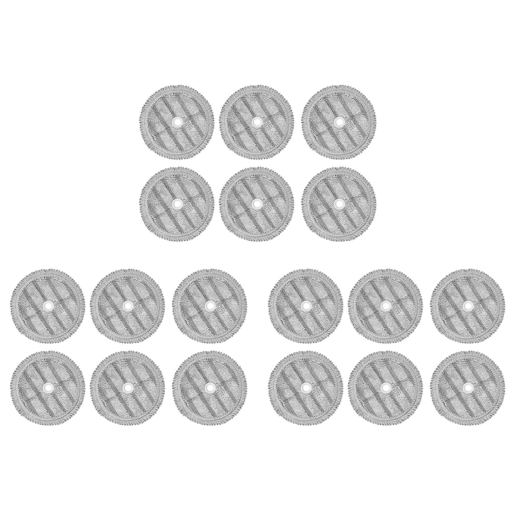 Hndhbfgrt 18Pcs Replacement Mop Pads Rags for A9 Steam Mop Cloth Vacuum Cleaner Robot Mopping Machine Cleaning Cloth Spare