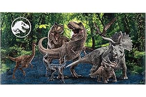 Jurassic Park Officially Licensed Beach Towel: Family Reunion