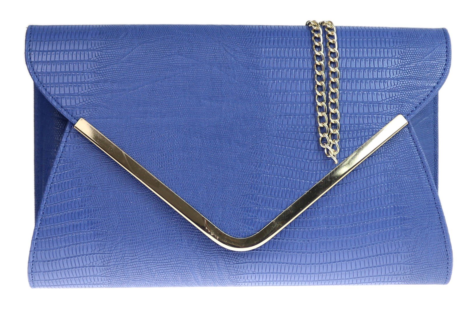 Girly Handbags Cocodrilo de gran tamaño del bolso de embrague