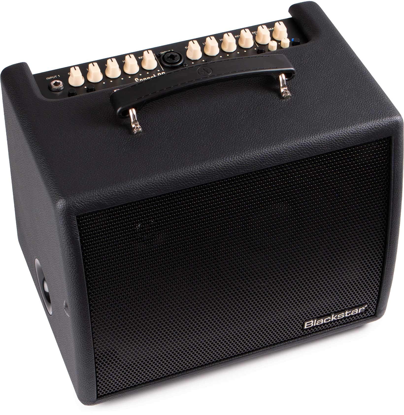 BlackstarSonnet 60 - 60-watt 1x6.5 inch Acoustic Guitar Combo Amp w/ 2 Reverbs and Tilt-Back Stand - Black