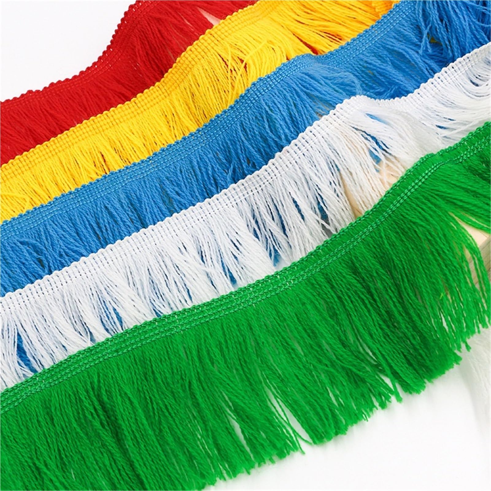 Franges en polyester 5M, largeur 7cm