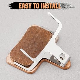 Zacro Bike Brake Pads, 2 Pairs Semi-Metalli Bicycle Disc Brake Pads Fit for Tektro Shimano TRP Br-M575 B01s Mt200 M525 M515 T615 T675 M505 M495 M486 M485, Mountain MTB Ebike Brake Pads Replacement