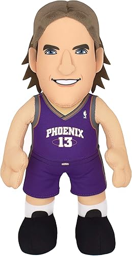 Vista 40 de Bleacher Creatures Figura de peluche Magic Johnson de Los Angeles Lakers de 10 pulgadas, una leyenda para jugar o exhibir Los Angeles Lakers Magic