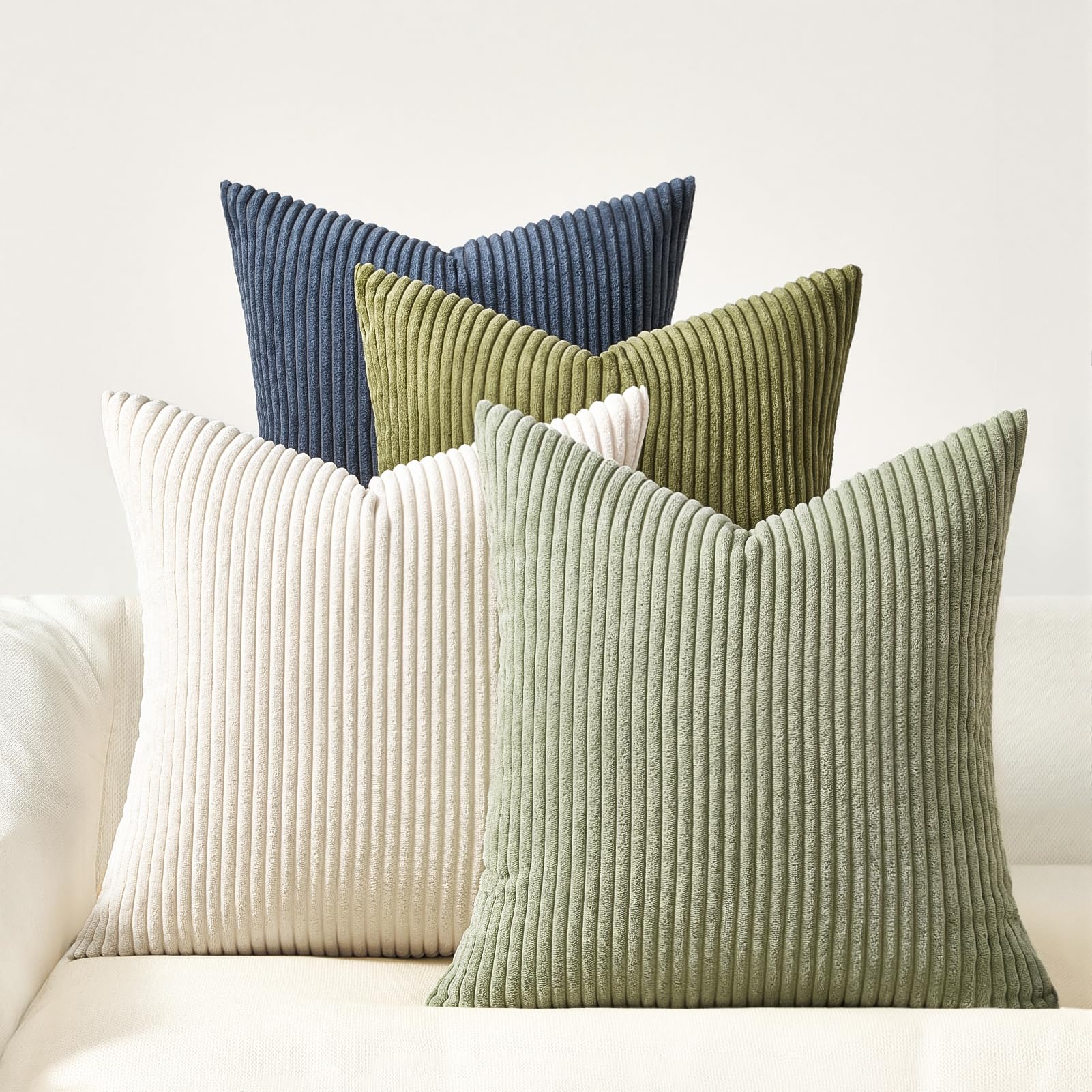 Topfinel Summer Pillow Covers 16x16 Pack of 4 Decorative 16x16 Inch Velvet Boho Pillow Covers Muted Teal for Bed Accent Modern Pillowcase Sofa Livingroom Home Decor