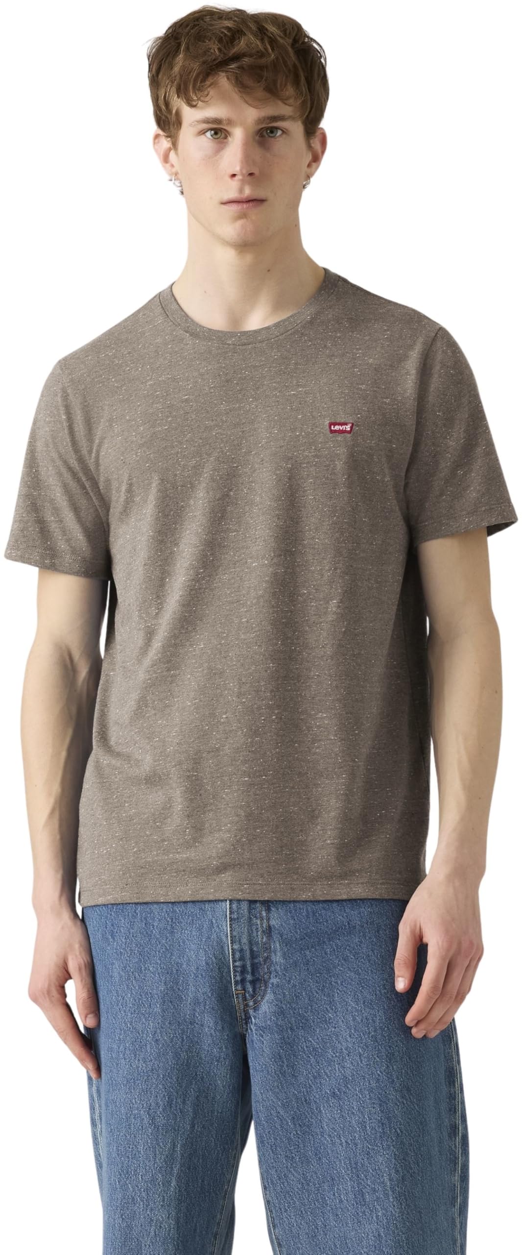 Levi's Men's Triblend Jersey Bungee Cord Triblend - Multi Colour T-Shirt Original In Cotton, Crew Neck, Multicolor (Triblend Jersey Bung), L