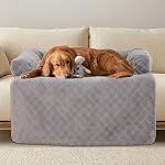 Lit pour chien calmant, couverture de lit pour chien pulvérisé avec couvercle lavable amovible, une housse pour chien parfait pour les petits, moyens et grands chiens