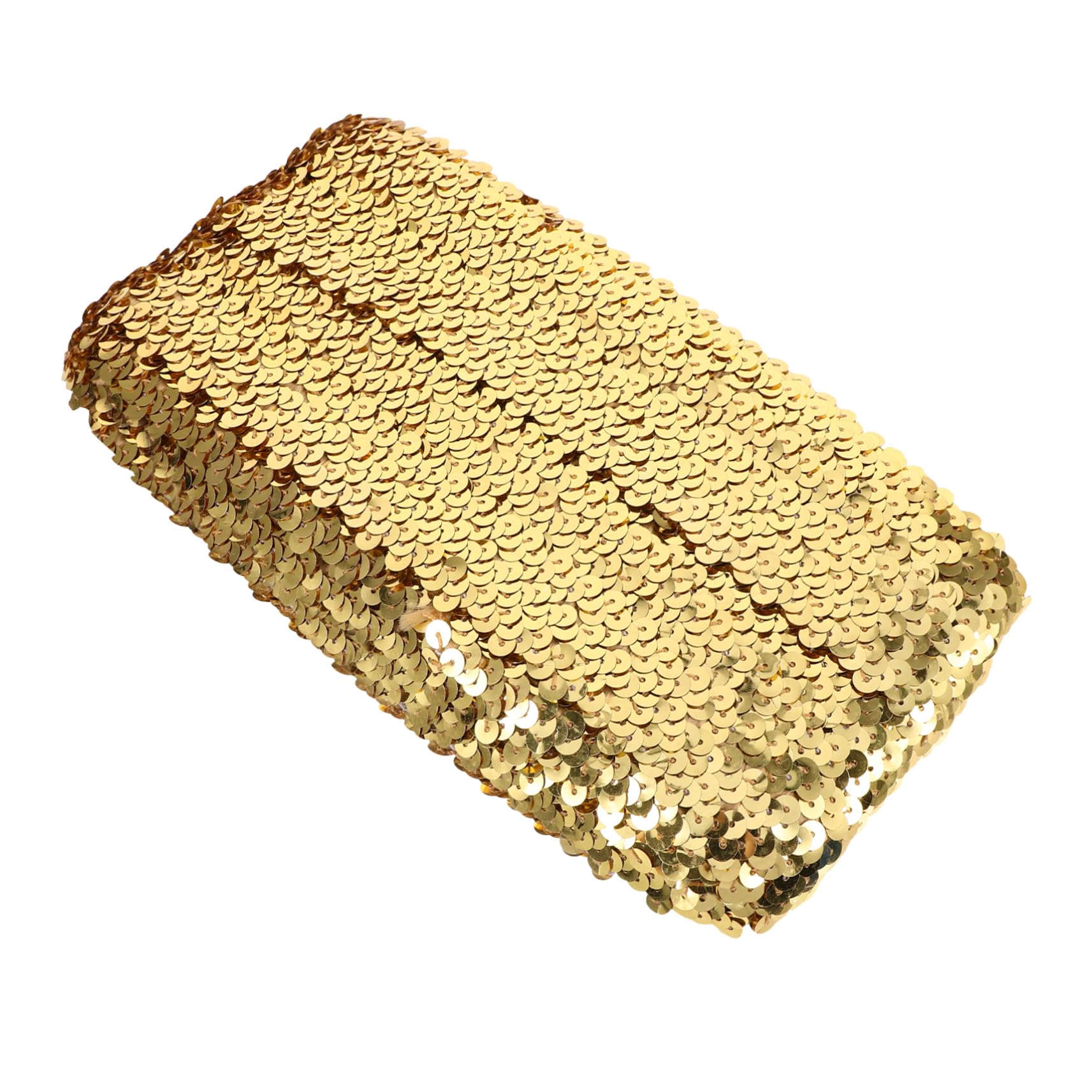 HAWILLOSCH DIY Trim Decor 3cm Sequin Tassel Fringe Trim Elastic Waist Belt Glitter Knit s