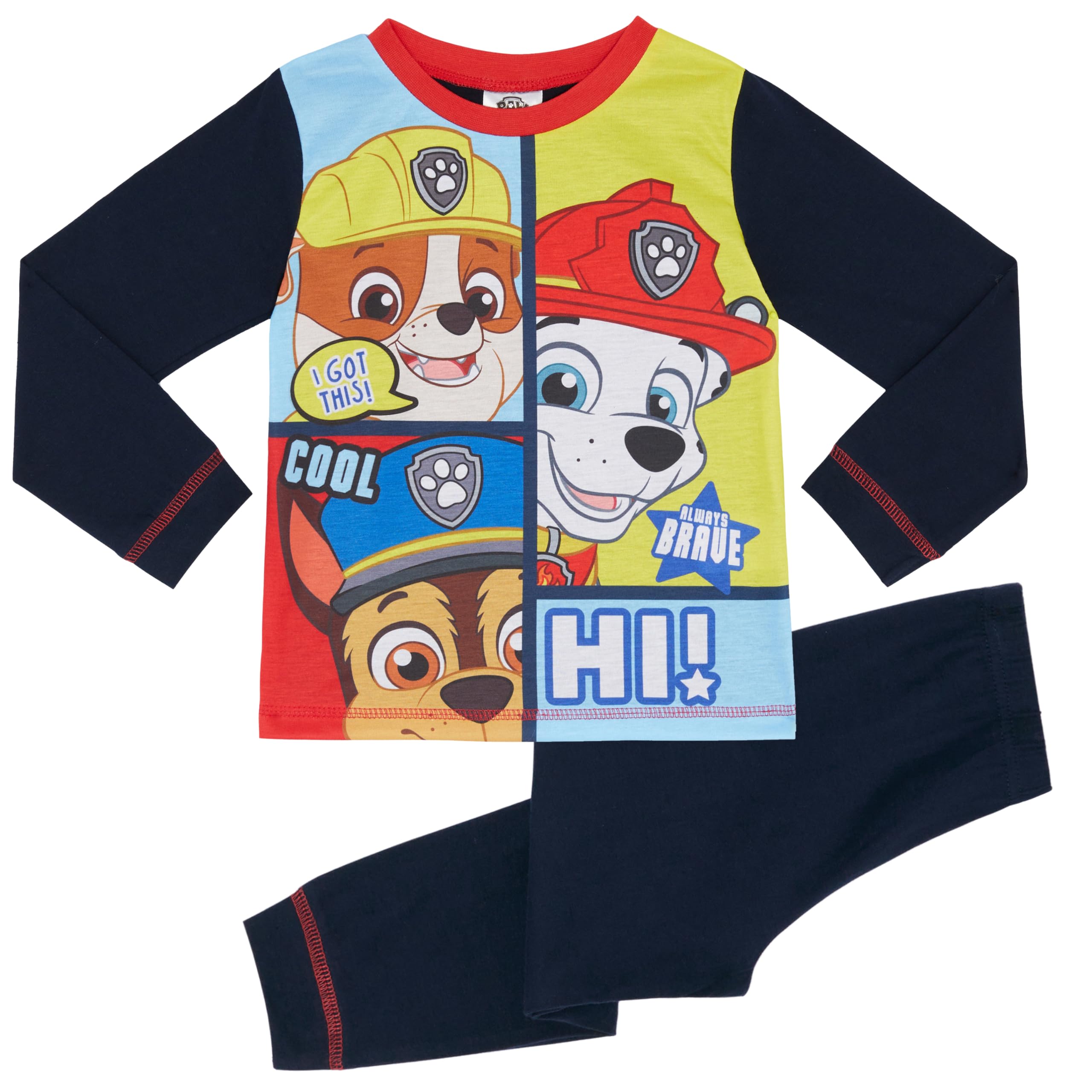 Paw Patrol Marshall Rubble Chase Hi! Boys Pyjamas (3-4 Years)
