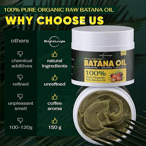 Miniatura 7 de Aceite de batana crudo para el crecimiento del cabello – Aceite para cabello y cuero cabelludo para grosor y brillo – Hombres y mujeres – 100% puro