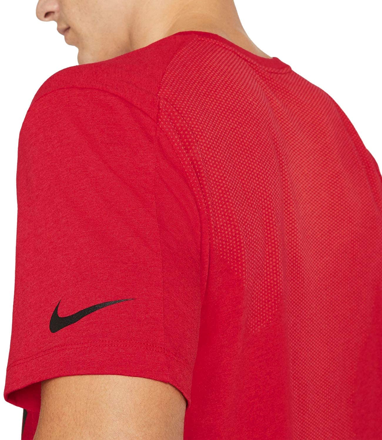 NIKE Krótki rękaw Top Mężczyźni M Np Ss Top Npc Burnout