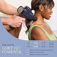 Vista 6 de LifePro Massage Gun & Holder (Sold Separately) – Percussion Muscle Massager for Athletes with 8 Heads & 6 Speeds – Deep Tissue Back Muscle Extender