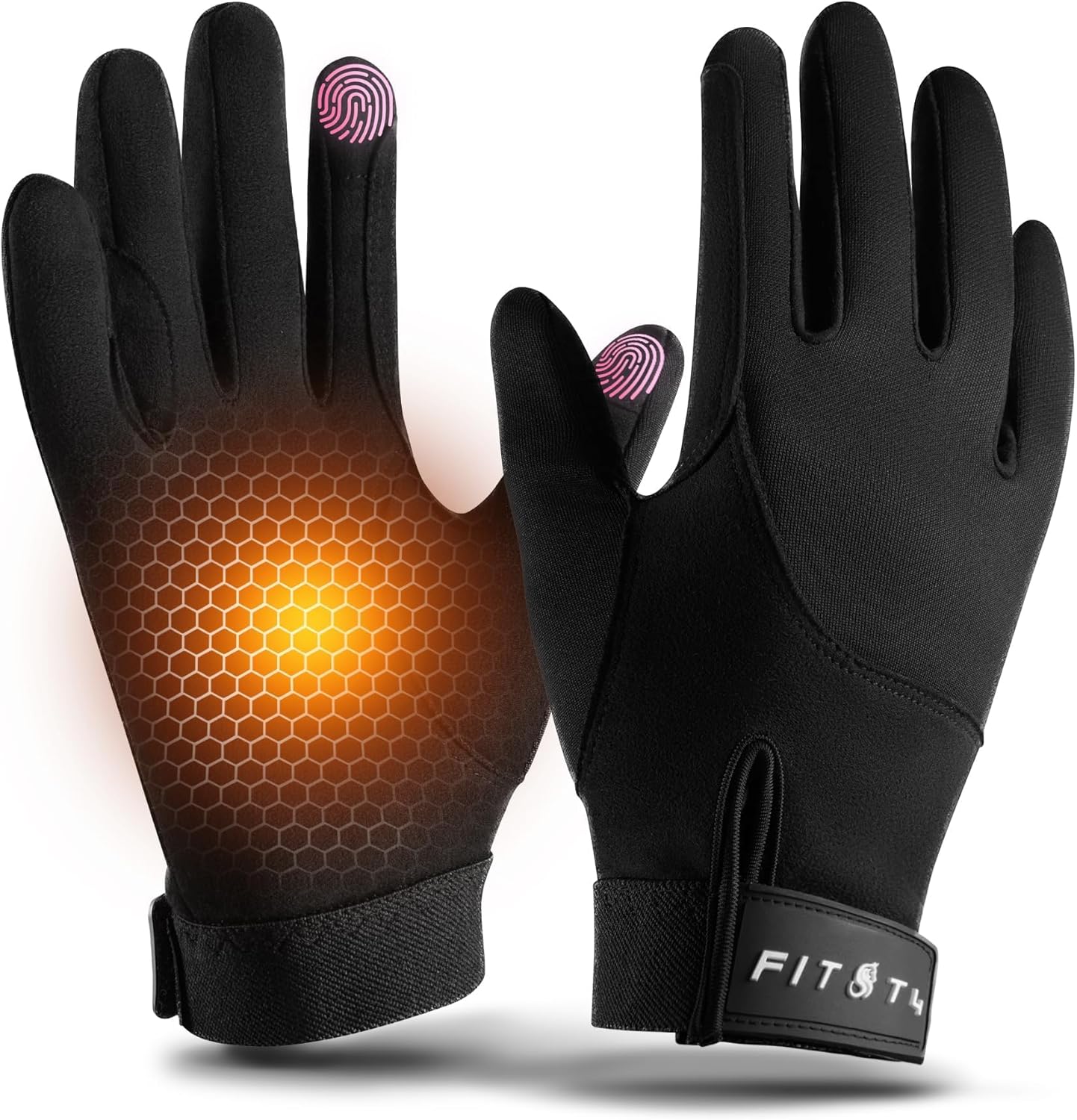 FitsT4 Sports Horse Riding Gloves Winter Equestrian Gloves Women Ladies Touchscreen for Outdoor Horseback Biking Cycling