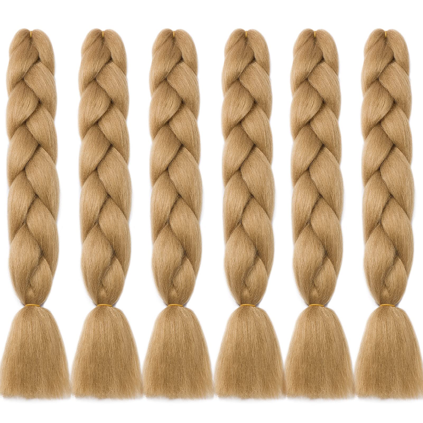 24inch Jumbo Braids Hair Extensions Ombre Braiding Hair Synthetic 3Pieces/lot Crochet Twist High Temperature African Box Braids, Sapphire Blue — view 130