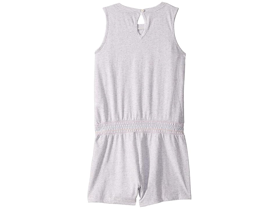 

Converse Kids Multicolored Romper (Big Kids) (Birch Heather) Girl's Jumpsuit & Rompers One Piece, White