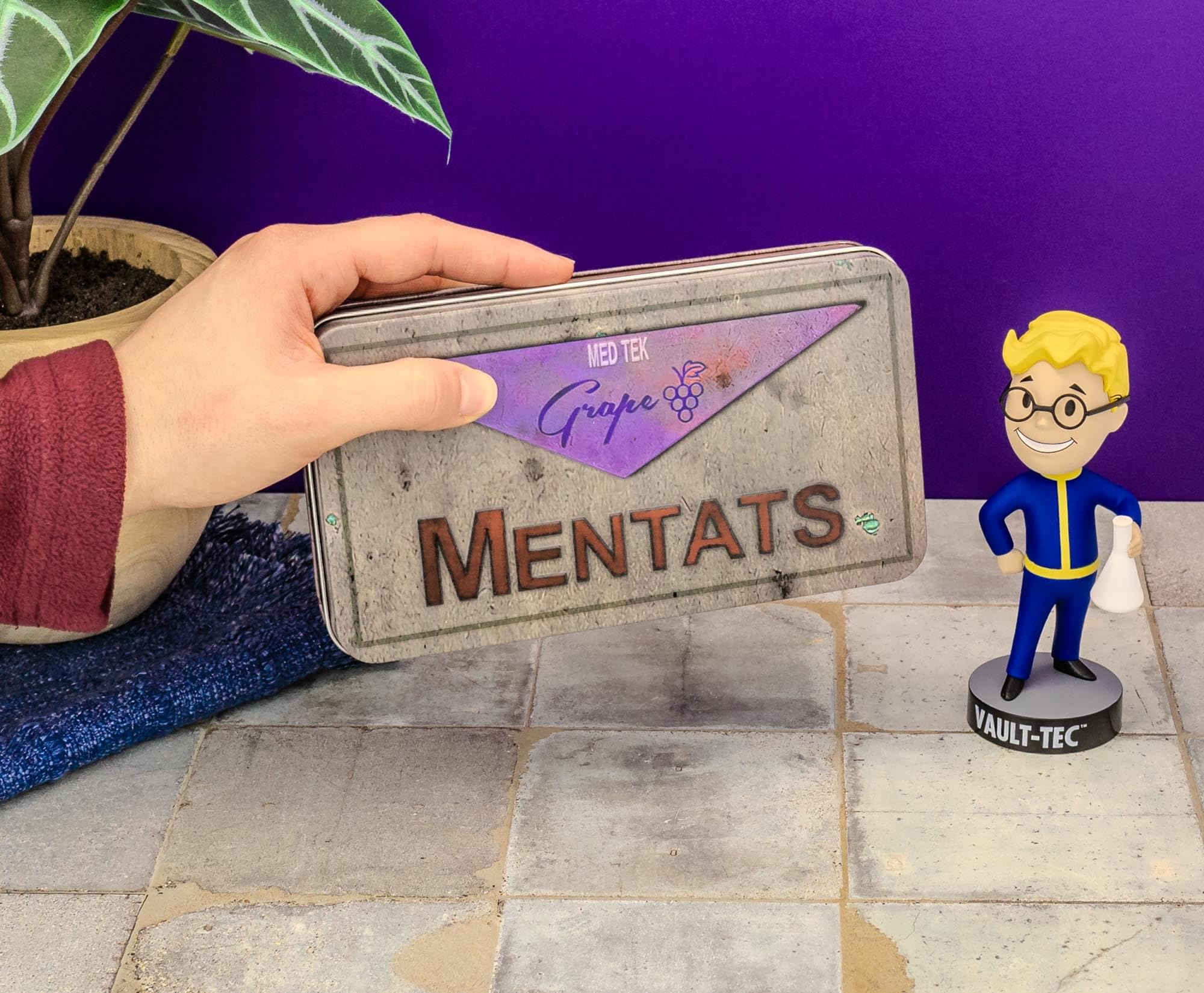 Toynk Fallout Mentats Boîte métallique Raisin