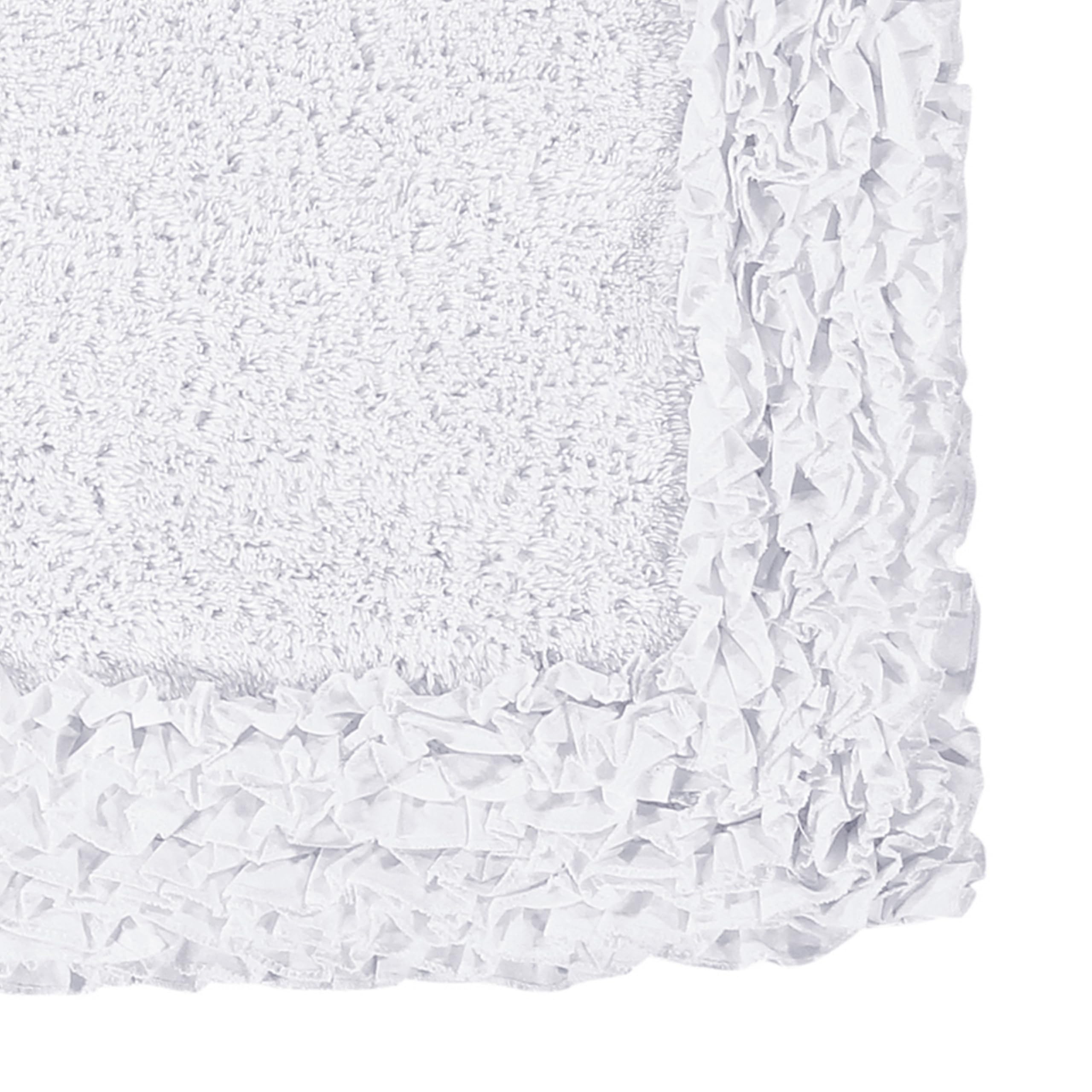 Better Trends Alfombra de baño 100% algodón, 17 x 24 Pulgadas, Ultra Suave, Absorbente de Agua, Parte Trasera de látex, Lavable a máquina, Alfombra de baño para decoración del hogar, colección de