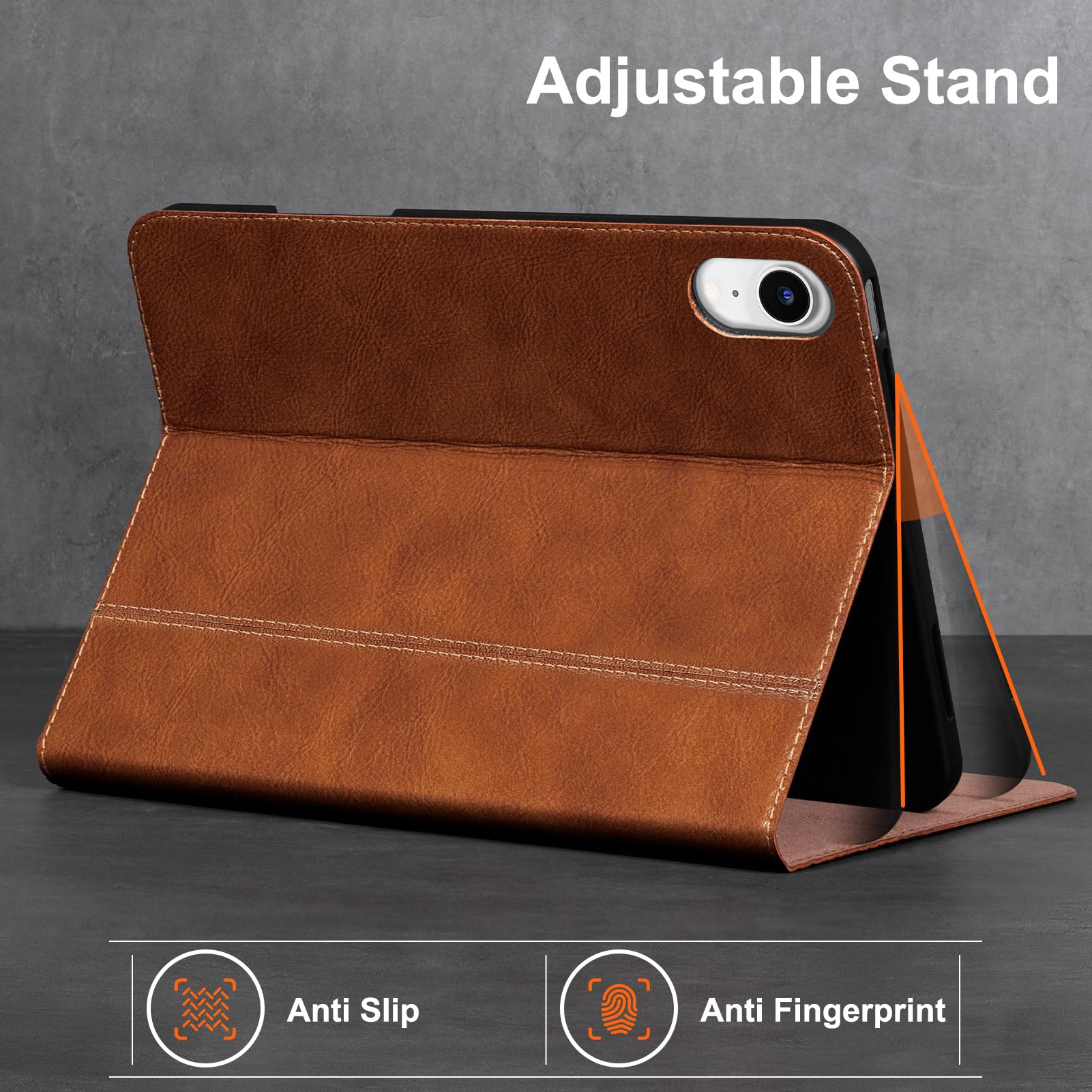 Gexmil Genuine Lether Cse For IPd Mini 7 17 Pro Kuwit - View #9