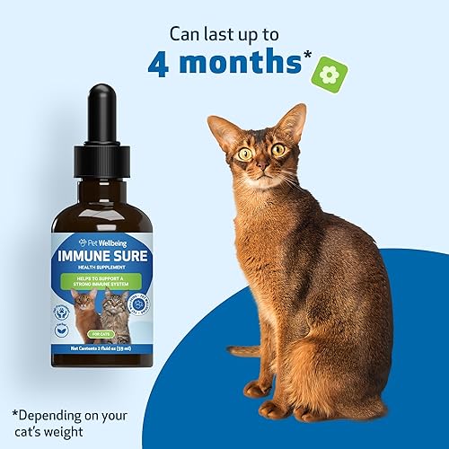 Miniatura 8 de Pet Wellbeing Inmune seguro para gatos  Apoya las defensas inmunológicas normales, el equilibrio de la flora intestinal, andrographis, equinácea,