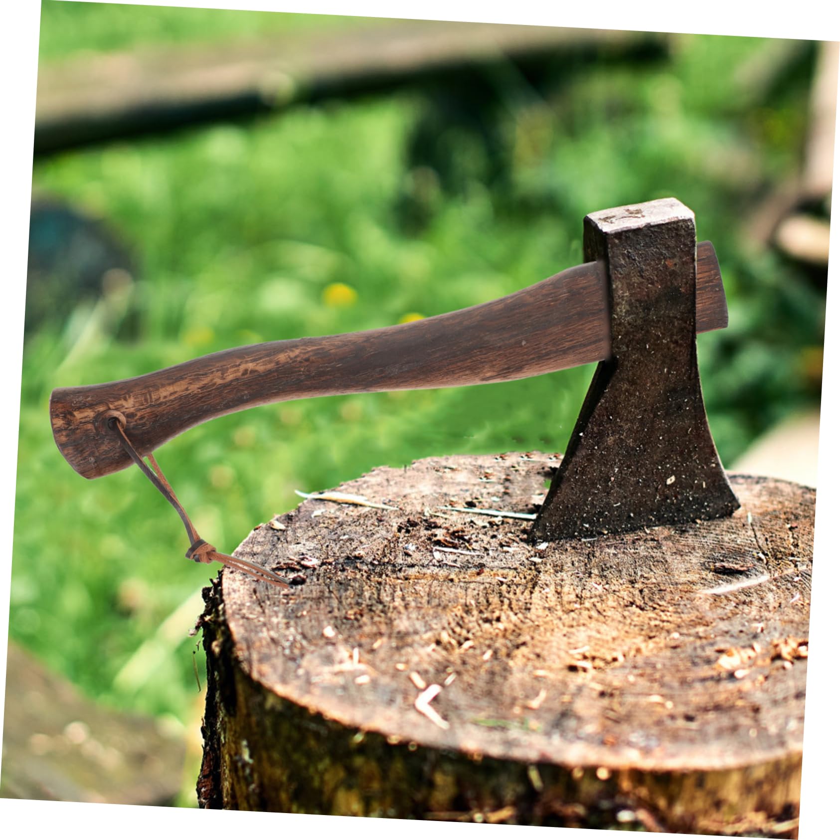 Abaodam Wooden Hatchet Handle Replacement Sturdy Axe Handle for Easy Installation Smooth Surface Design for Outdoor Use and Crafting Durable Wooden Material