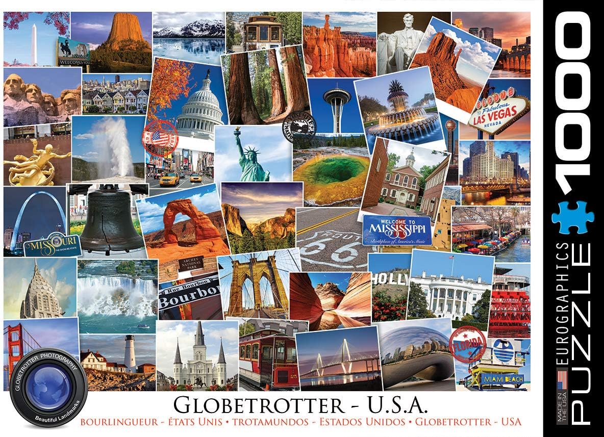 Eurographics 1000pcs - Canadian Totem Poles