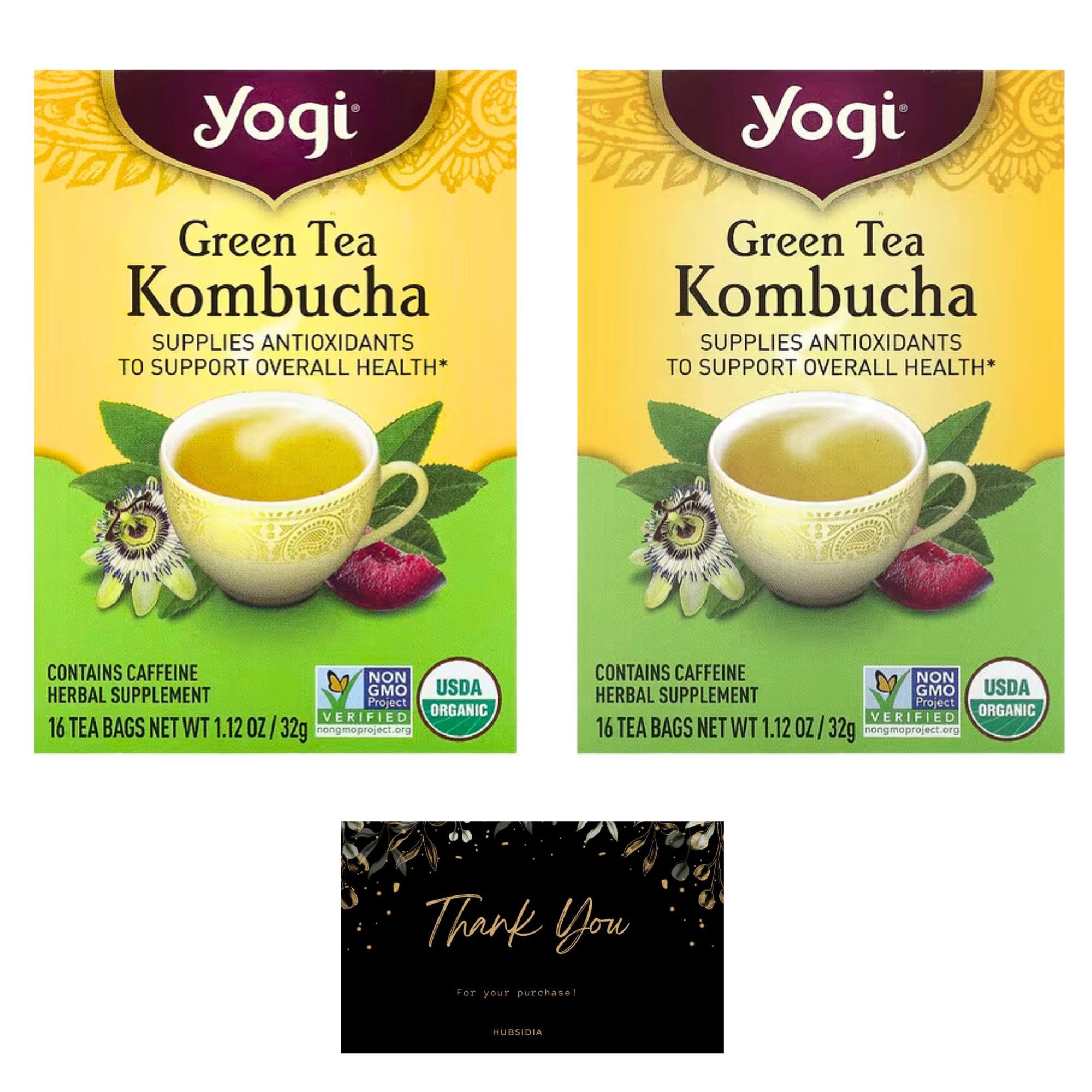 2 Pack Green Tea Kombucha Bundle