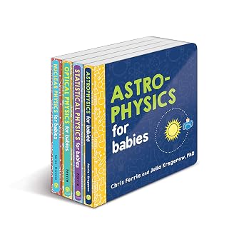 Baby University 4-Book Physics Set Explore Astrophysics, Nuclear Physics and More with this Ultimate STEM Gift for Kids