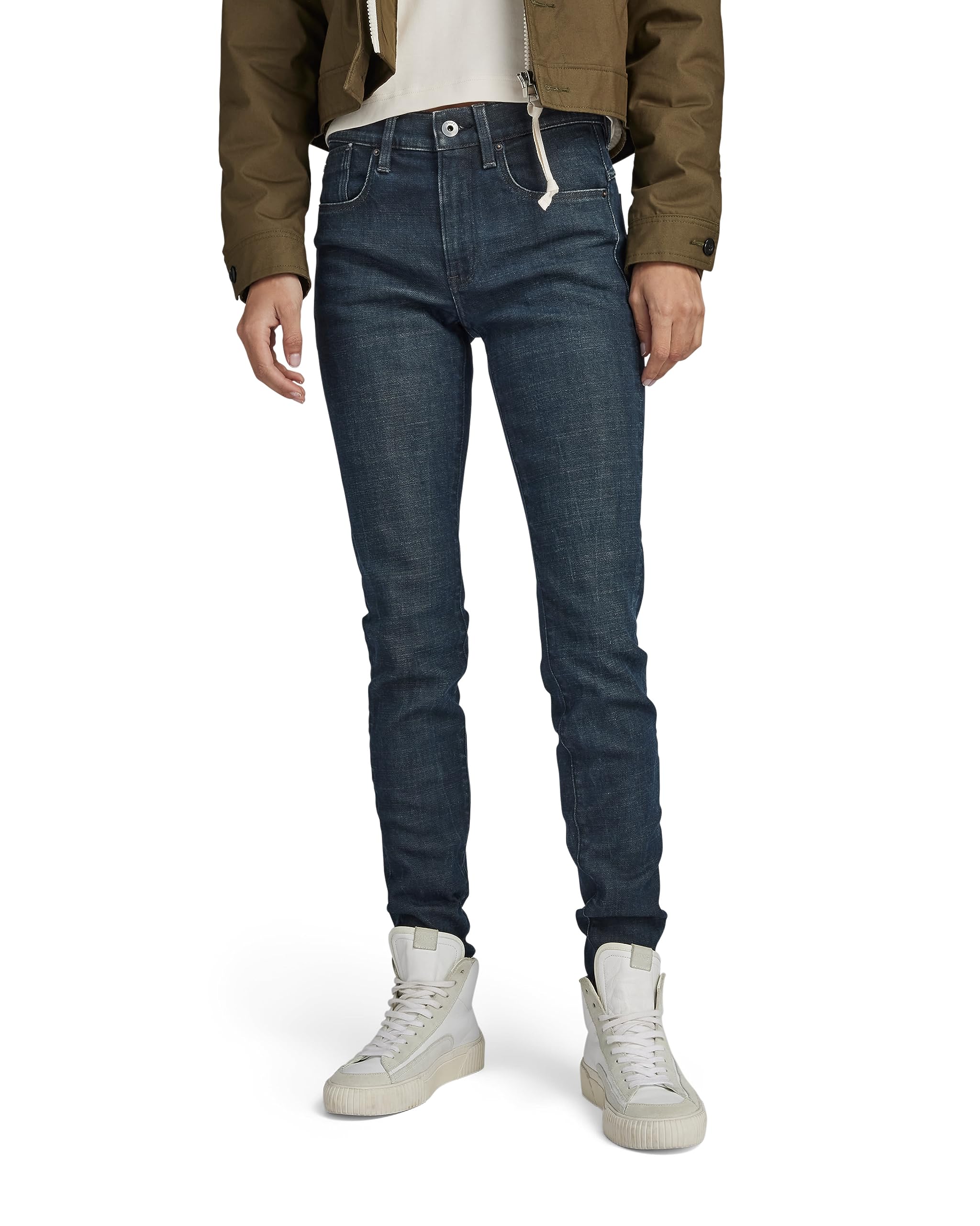 G-STAR Damen Lhana Skinny Jeans, Grau (Worn in Tornado D19079-D440-D353), 28W / 32L