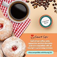 Vista 141 de Smart Sips, Pumpkin Spice Cinnamon Roll Coffee, Medium Roast, Gourmet Flavored Coffee Single Serve Pods for Keurig K-Cup Brewers, 24 Count
