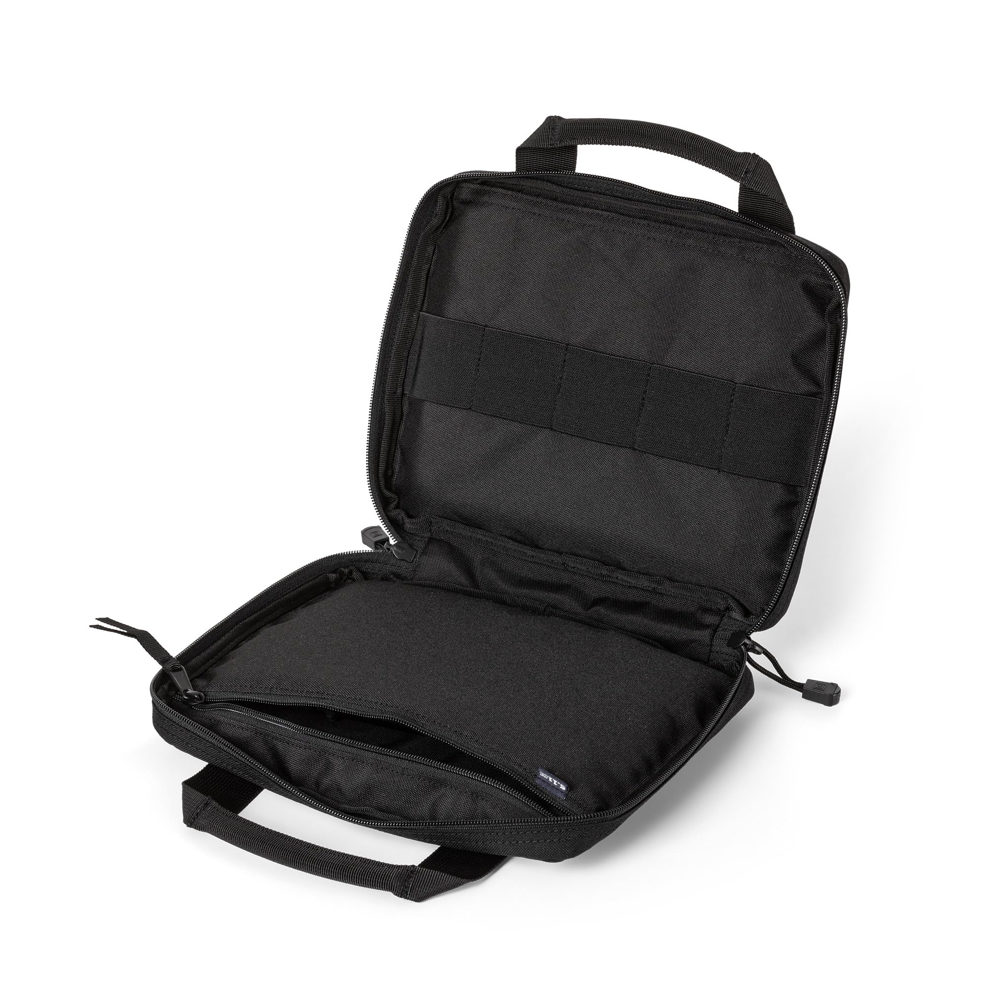 5.11 - Custodia Pistola Tattica - 3L - Modello Single Pistol Case Nero 019 - Nylon 1050D Ultra Resistente - Zip YKK Bloccabile - Imbottita - Porta Caricatori - Borsa Arma Corta