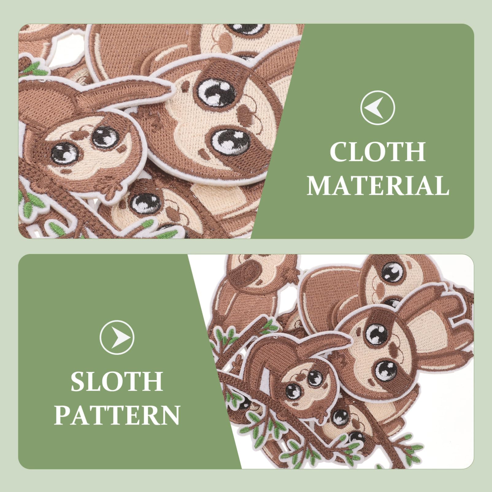 40pezzi Toppe Termoadesive Forma Per Riparazione Abbigliamento Decorazioni Per Giubbotti e Borse Patches Creativi Per Diy Facile Da Applicare e Personalizzare