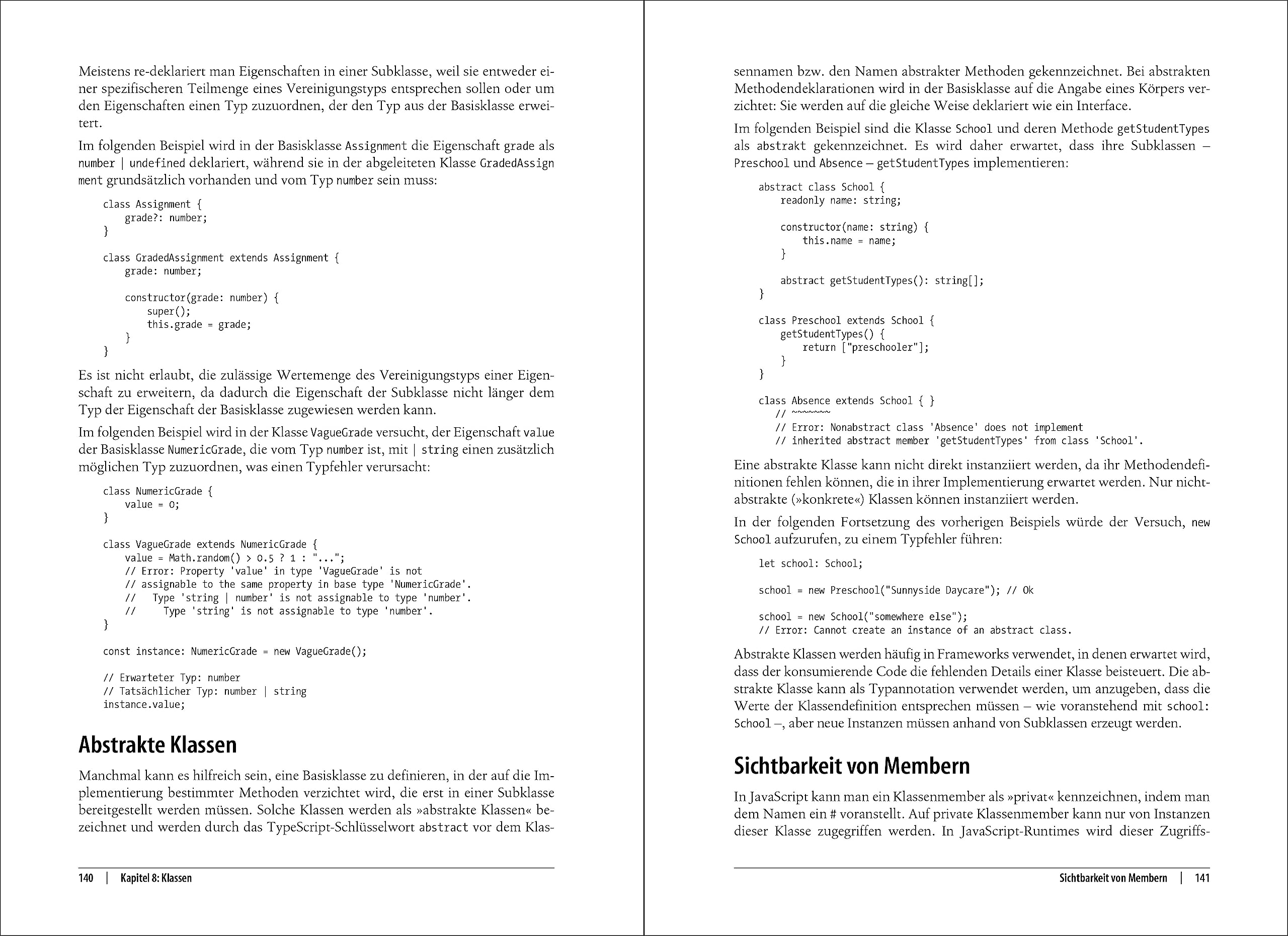 TypeScript – Ein praktischer Einstieg: Typsicheres JavaScript für skalierbare Webanwendungen (Animals)