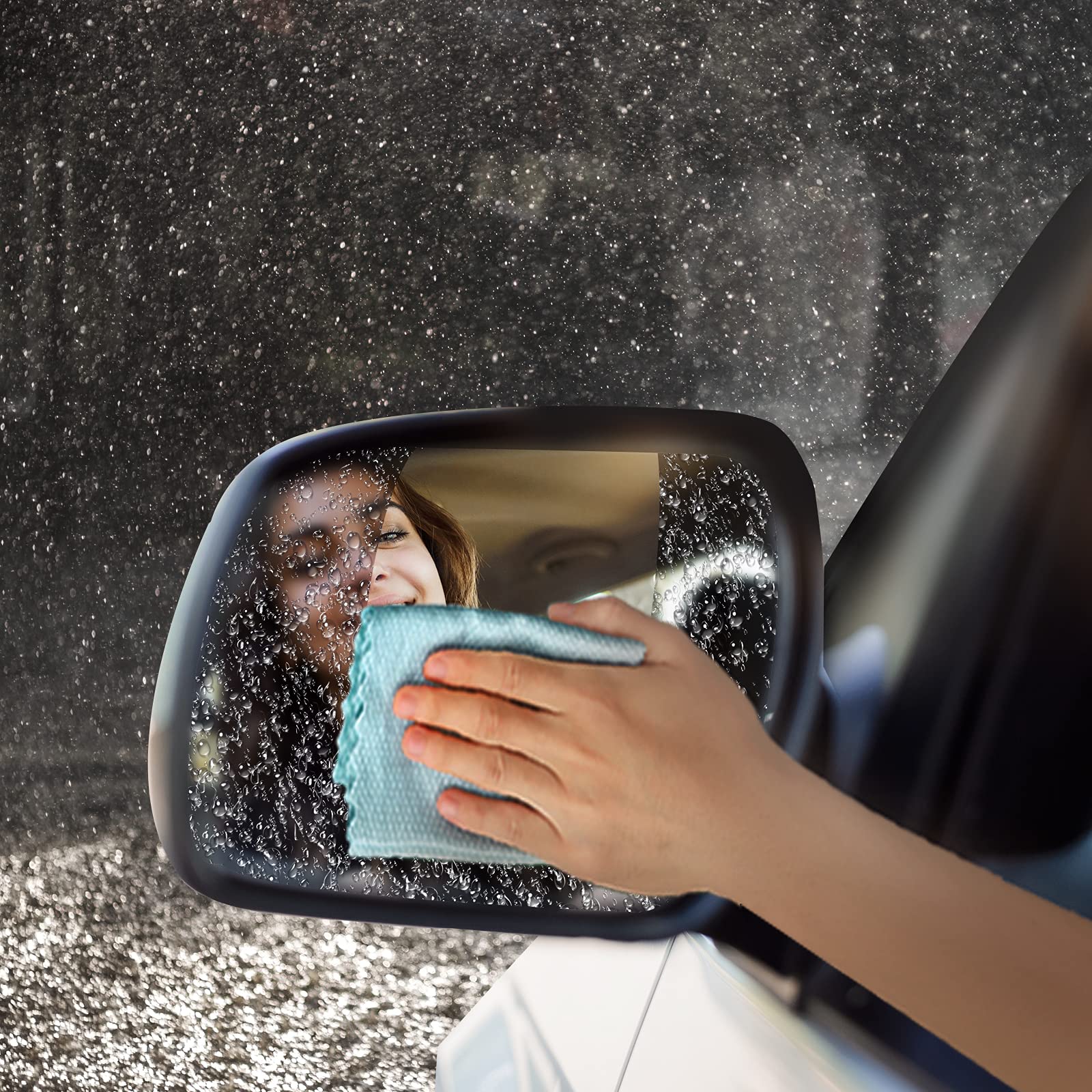 Airlab 8X Nano Paños de Limpieza Magico, Bayetas de Microfibras para Cristales sin Rayas, Trapo Balletas para Cocina Coches Automóviles Ventanas Vidrios Espejos Grifos Baño, 40 x 30 cm — view 8