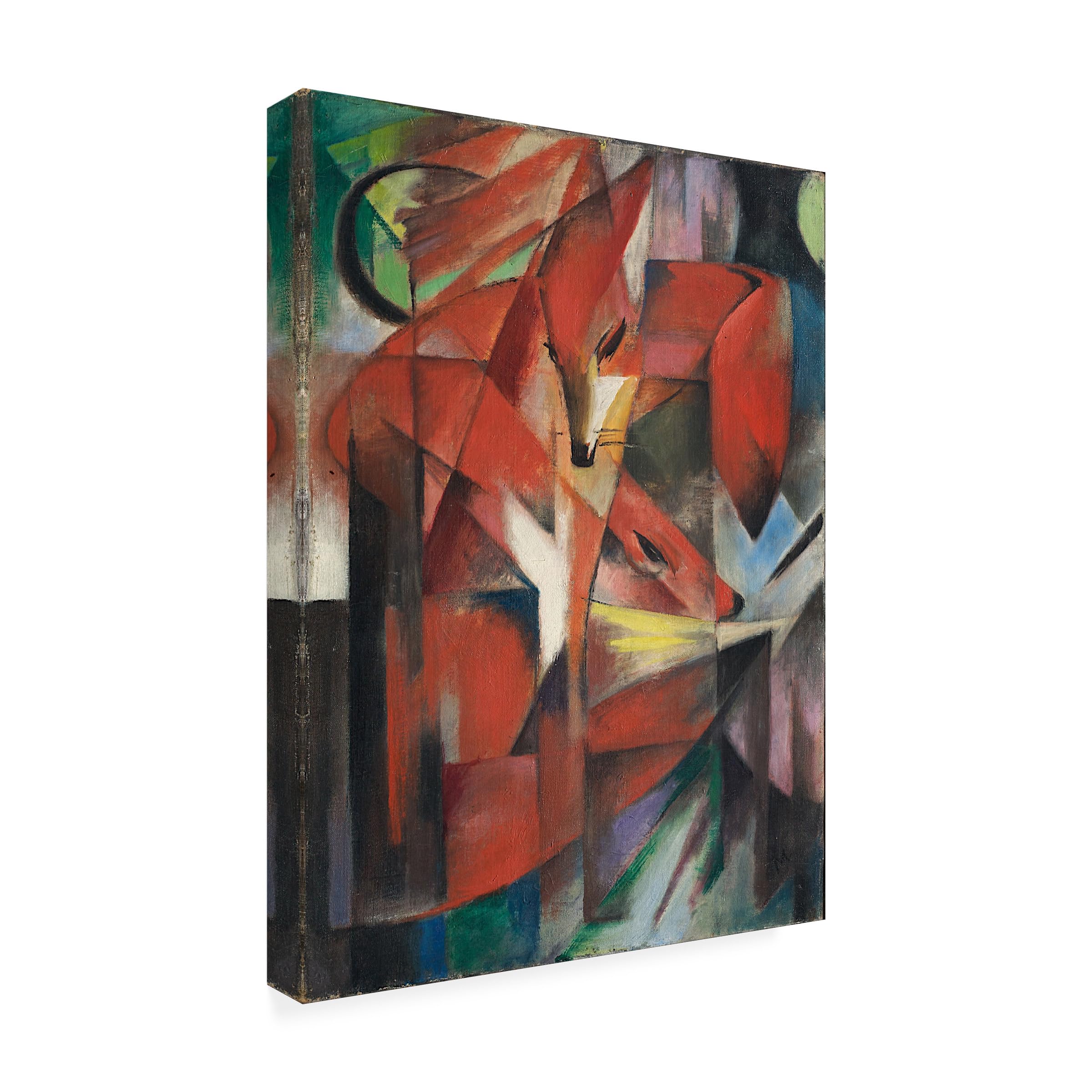 Trademark Fine Art The Fox 1913 Artwork by Franz Marc 24 by 32-Inch