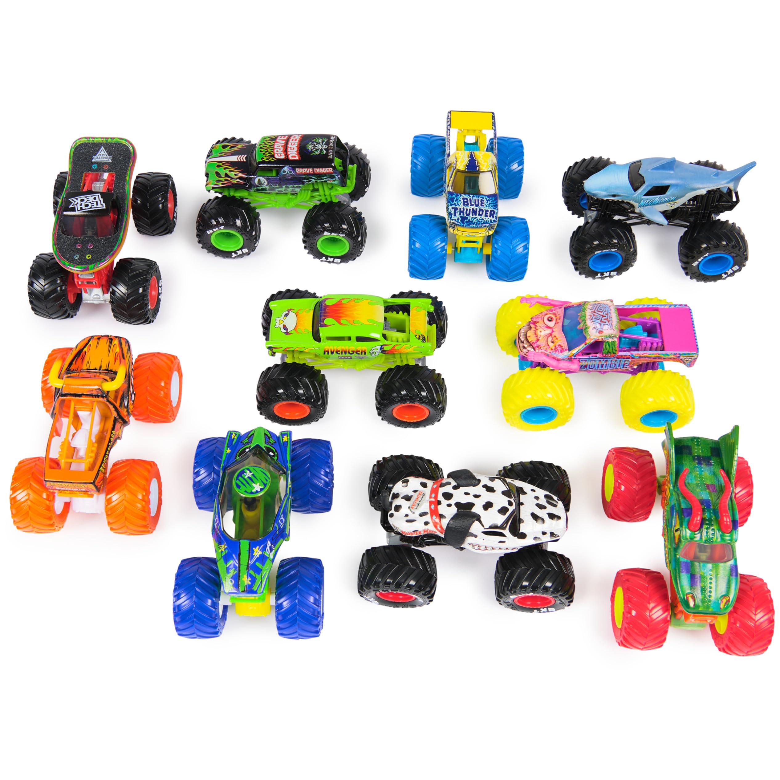 Monster Jam Dragon Monster Truck - Veicolo pressofuso in scala 1:64