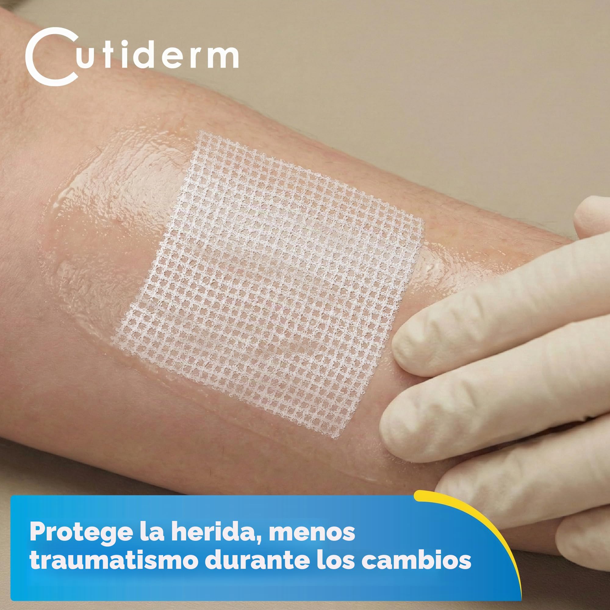 Cutiderm Apósitos De Gasa De Parafina 5cm x 5cm Paquete de 20 unidades