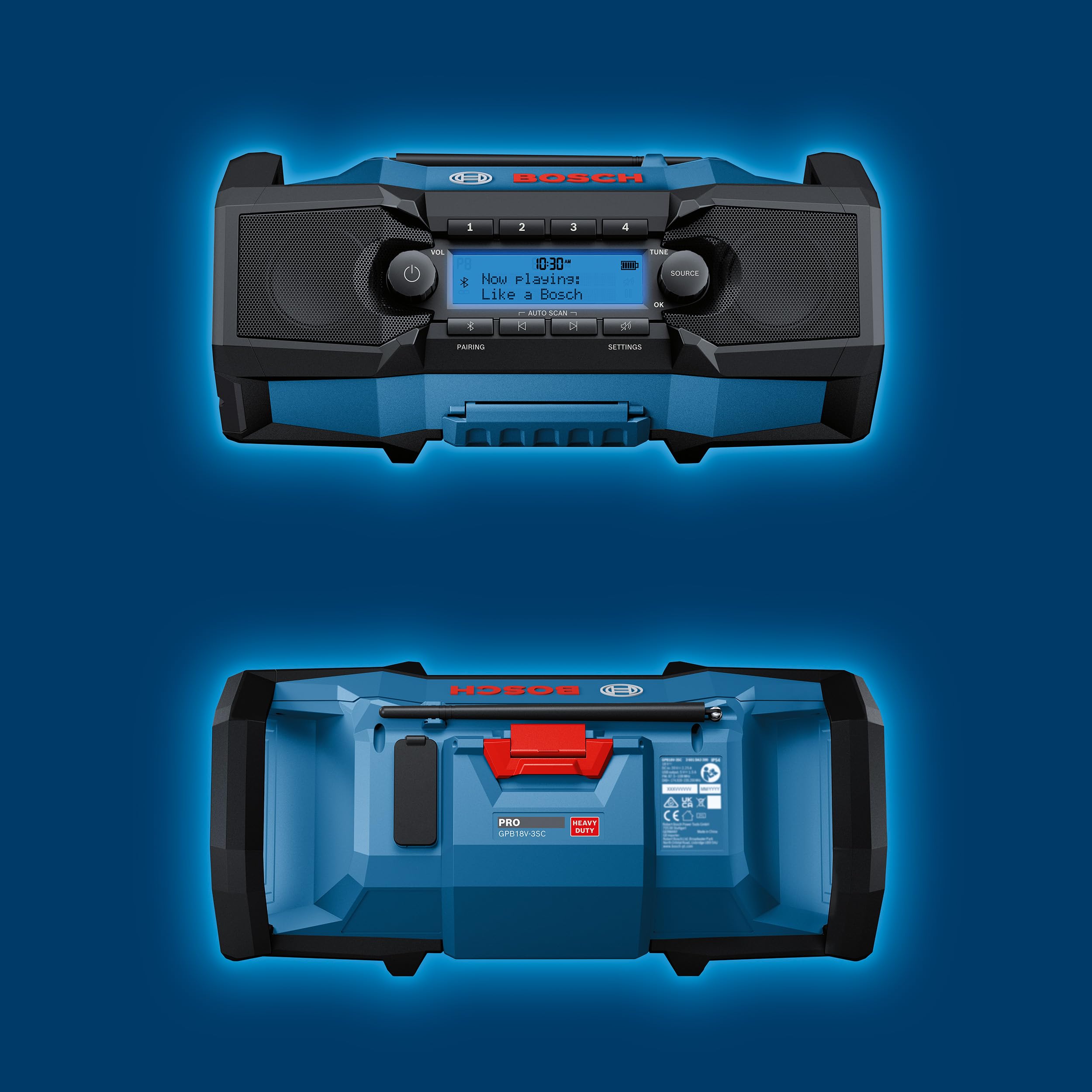 Bosch PRO 18V System Radio sans-fil GPB18V-3SC (sans batterie)