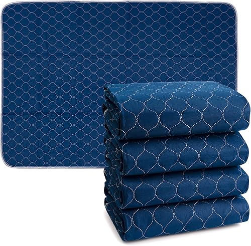 Miniatura 11 de Alsunny® Hide Stains - Protectores de cama lavables de 36 x 72 pulgadas, protectores de cama de alta absorción lavables e impermeables, almohadillas